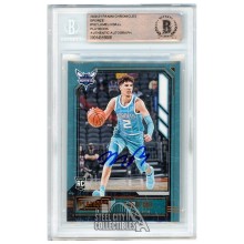 LaMelo Ball 2020-21 Panini Chronicles Playbook Bronze Autograph RC Card #192 BAS