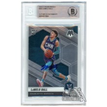 LaMelo Ball 2020-21 Panini Mosaic Autograph Rookie Card #202 BAS