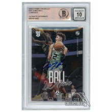 LaMelo Ball 2020-21 Panini Chronicles Luminance Autograph RC Card #147 BAS 10