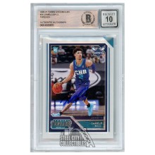 LaMelo Ball 2020-21 Panini Chronicles Threads Autograph RC Card #84 BAS 10