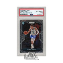 LaMelo Ball 2020-21 Panini Prizm Autograph Rookie Card #278 PSA/DNA
