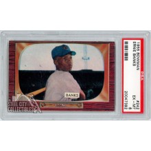 Ernie Banks 1955 Bowman Card #242 PSA 6 EX-MT