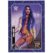 Sasha Banks 2020 Topps Transcendent VIP Party Dark & Light Blue Card #40 1/1