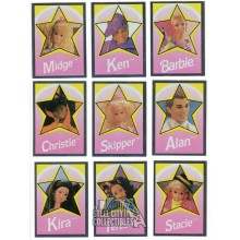 1992 Panini Barbie Silver Foil 15 Card Complete Set