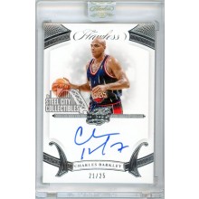 Charles Barkley 2019-20 Panini Flawless Autograph Card #FA-CBK 21/25