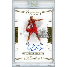 Charles Barkley 2019-20 Panini Flawless Legendary Scripts Gold Autograph Card #LS-CBK 10/10
