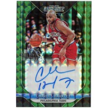 Charles Barkley 2018-19 Panini Mosaic Green Auto 1/5