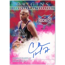 Charles Barkley 2021-22 Panini Origins Legendary Pink Auto 8/15