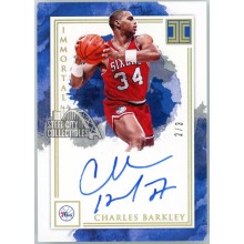 Charles Barkley 2019-20 Panini Impeccable Immortal Ink Autograph Card #IM-CBK 2/3