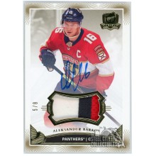 Aleksander Barkov 2019-20 Upper Deck The Cup Gold Patch Autograph Card #24 5/8