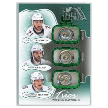 Barkov, Ekblad, Trocheck 2016-17 Upper Deck The Cup Trios Premium Materials Card #C3-FLO 1/1