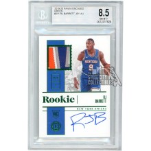 RJ Barrett 2019-20 Panini Encased Green Rookie Patch Autograph Card #211 3/5 BGS 8.5 AUTO 10