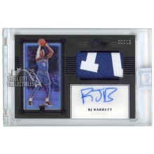 RJ Barrett 2019-20 Panini One and One Premium Rookie Patch Autograph 3/35