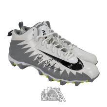 Barry Sanders Autographed Nike Alpha Football Cleats - JSA