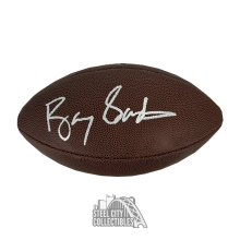 Barry Sanders Autographed Wilson Football - JSA