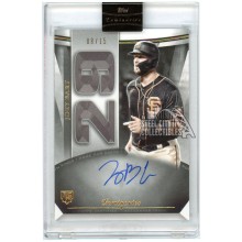 Joey Bart 2021 Topps Luminaries Home Run Kings Rookie Autograph Card #HRK-JBA 8/15