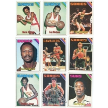 1975-76 Topps Basketball Assorted 27 Card Lot
