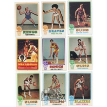 1973-74 Topps Basketball Assorted 41 Card Lot W/ Duplicates