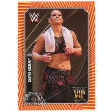 Shayna Baszler 2020 Topps Transcendent VIP Party Red Yellow Stripes Card #44 1/1