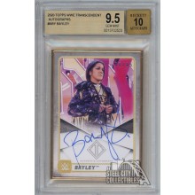 Bayley 2020 Topps Transcendent WWE Autograph Card #A-BY /25 BGS 9.5