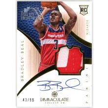 Bradley Beal 2012-13 Panini Immaculate Rookie Patch Auto Card #136 43/99