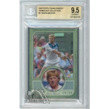 Boris Becker 2020 Topps Transcendent Tennis HOF Card #17 /50 BGS 9.5 Gem Mint