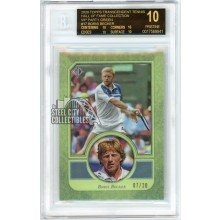 Boris Becker 2020 Topps Transcendent Tennis VIP Green Card #17 /20 BGS 10 Black Label