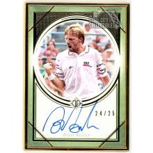 Boris Becker 2020 Topps Transcendent Tennis Autograph Card #TCA-BB /25