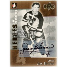 Jean Beliveau 2004-05 In The Game Heroes & Prospects Autograph Card #A-JBE