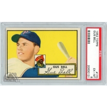 Gus Bell 1952 Topps Baseball Card #170 PSA 6 EX-MT