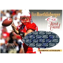 Ben Roethlisberger 2004 Sage First Card Rookie Autograph Card #A-BR 72/99