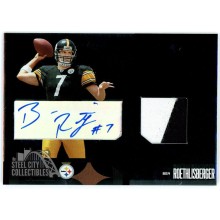 Ben Roethlisberger 2004 Leaf Limited Phenoms Rookie Patch Auto Card #227 036/150