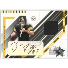 Ben Roethlisberger 2004 Leaf Rookies & Stars Rookie Patch Auto Card #277 08/50
