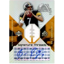 Ben Roethlisberger 2004 Upper Deck Reflections Rookie Patch Autograph Card 19/99