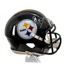 Ben Roethlisberger Autographed Pittsburgh Speed Mini Football Helmet - Fanatics (Signed On Front)