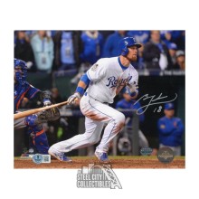 Ben Zobrist Autographed Kansas City Royals 8x10 Baseball Photo - BAS
