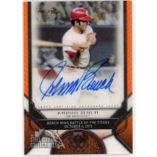 Johnny Bench 2017 Topps Tribute Walk-Off Orange Autograph Card #WOA-JB 24/25