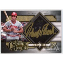 Johnny Bench 2022 Topps Five Star Golden Graphs Auto Card #GG-JB 40/40