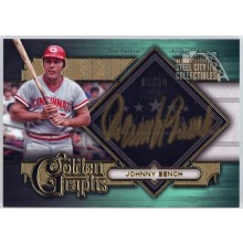 Johnny Bench 2022 Topps Five Star Golden Graph Green Autograph Card #GG-JB 06/30