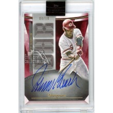 Johnny Bench 2021 Topps Luminaries Home Run Kings Red Autograph Card #HRK-JB 4/10