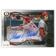 Johnny Bench 2019 Topps Tribute Autograph Card #TTP-JB 12/40