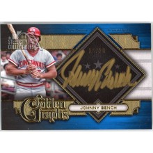 Johnny Bench 2022 Topps Five Star Golden Graphs Autograph Card #GG-JB 16/20