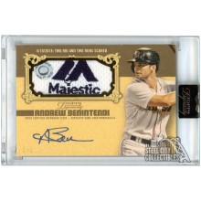 Andrew Benintendi 2019 Topps Dynasty On This Day Game-Used Logo Patch Autograph Card #OTD-ABE 1/1