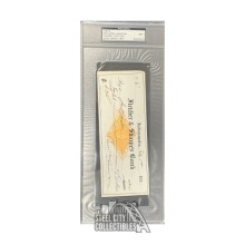 Benjamin Harrison Autographed Check - PSA/DNA 7 NM (Feb 5th)