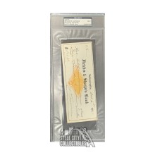 Benjamin Harrison Autographed Check - PSA/DNA 7 NM (Oct. 6th)