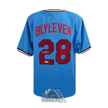 Bert Blyleven Autographed Minnesota Custom Blue Baseball Jersey - BAS