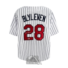 Bert Blyleven Autographed Minnesota Custom White Pinstripe Baseball Jersey - BAS