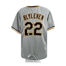 Bert Blyleven Autographed Pittsburgh Custom Gray Baseball Jersey - BAS