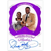Jerome Bettis 2018 Panini Flawless Hall of Fame Auto #HOF-JB 1/4