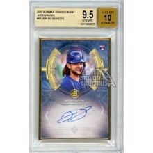 Bo Bichette 2020 Bowman Transcendent Rookie Autograph Card #BTA-BBI 4/25 BGS 9.5